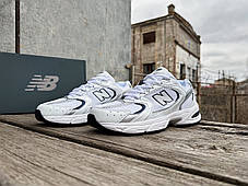 Чоловічі кросівки New Balance 530 White білі, фото 3