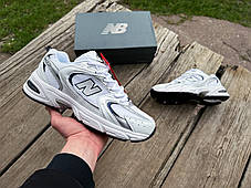 Чоловічі кросівки New Balance 530 White білі, фото 4