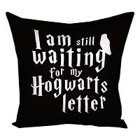 Подушка габардинова з принтом I am still waiting for my Hogwarts letter 30x30 (3P_22S016)