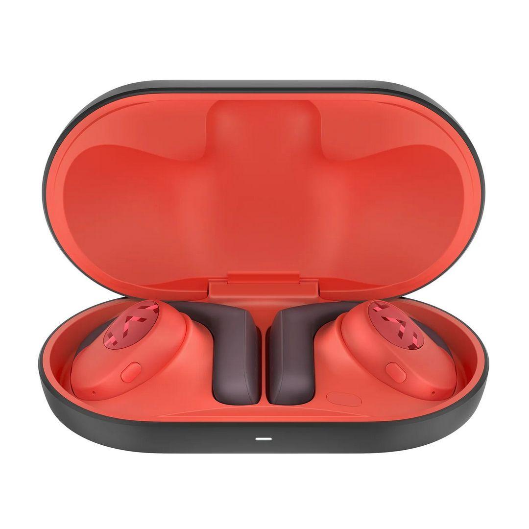 Бездротові навушники Haylou Open Earbuds PurFree Buds Black/Red, фото 1
