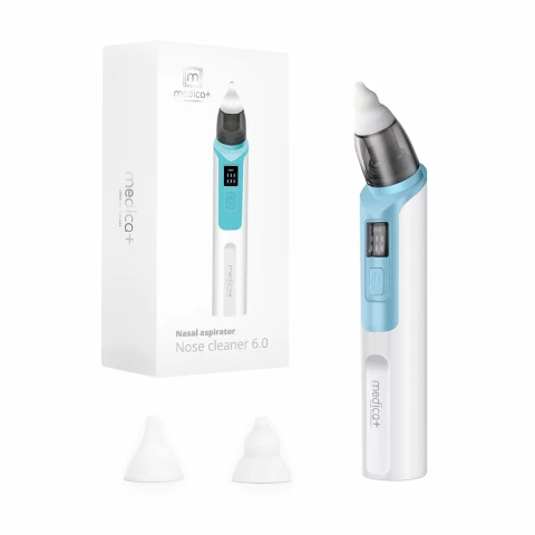 НАЗАЛЬНИЙ АСПІРАТОР (СОПЛЕВІДСМОКТУВАЧ) MEDICA+ NOSE CLEANER 6.0