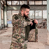 Тактичний костюм 3 в 1 PATRIOT Basic (тактична сорочка Ubacs(Убакс)+кітель+штани) мультикам Tropik GRIFON, фото 7