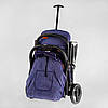 Коляска прогулянкова дитяча "JOY" Comfort L-41203 колір СИНІЙ КОСМОС, рама сталь з алюмінієм, футкавер, підсклянник, телескопічна, фото 6