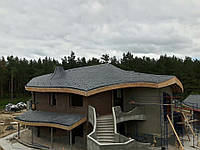 Монтаж сланцевої черепиці, дика кладка 1000 м2 9