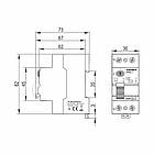 Дифференциальное реле VIDEX RESIST АС 2п 30мА 10кА 40А, фото 2