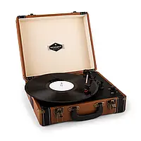 Ретро програвач вінілових платівок Auna Jerry Lee Retro Turntable LP USB Brown (10027042)