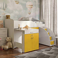 Дитяче ліжко-кімната 5 з викатним столиком і ящиками ТМ Viorina-Deko