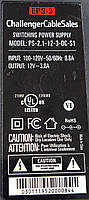 Блок живлення Challenger Switching Power Adapter 12V=3A 5.5x2.1мм (PS-2.1-12-3-DC-S1) Б/В, фото 4