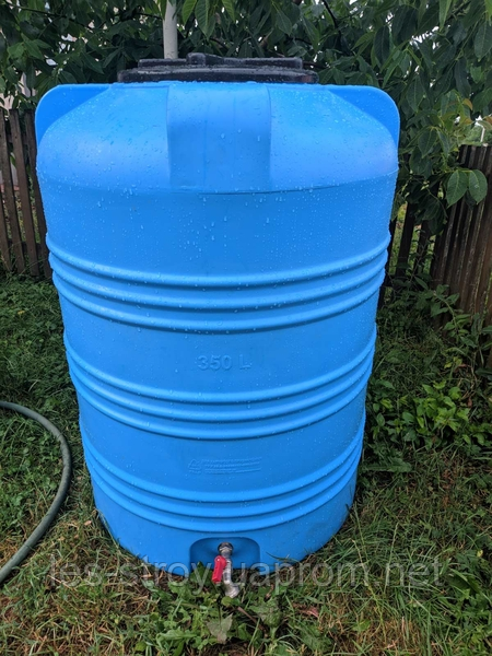 Емкость пластиковая для питьевой воды пищевая 350 (л) - фото 1 - id-p1640298741