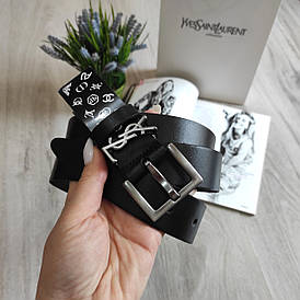 Ремінь шкіряний Yves Saiint Laurent (YSL)