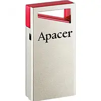 У Нас: USB флеш-накопичувач, флешка Apacer USB2.0 AH112 32GB Silver-Red (AP32GAH112R-1) -OK