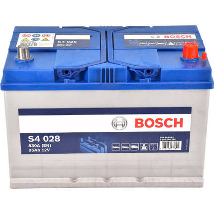 Автомобільний акумулятор Bosch S4 Asia 95 Ah 830 En(0), фото 2