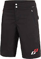 Велошорти GHOST All Mountain XL Shorts man black/white/red 14384