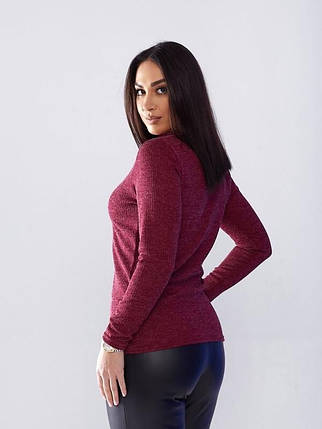 Неймовірний жіночий гольф, тканина "Трикотаж" 44, 46, 48, 50, 52 розмір 44, фото 2