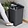 Відро для сміття MVM BIN-01 40 л з кришкою та педаллю, антрацит, фото 2