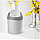 Косметичне відро для сміття MVM 1.6л сіре кругле BIN-10 1.6L GRAY, фото 4
