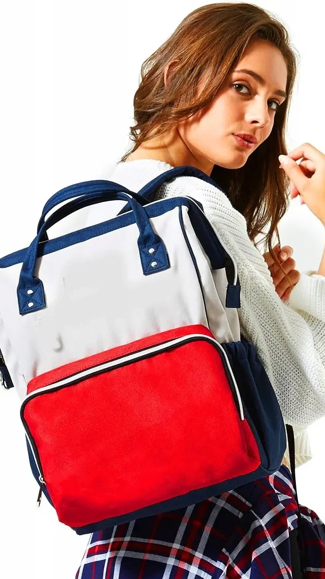 Сумка-рюкзак для мам багатофункціональна Living Traveling Share Різнобарвний