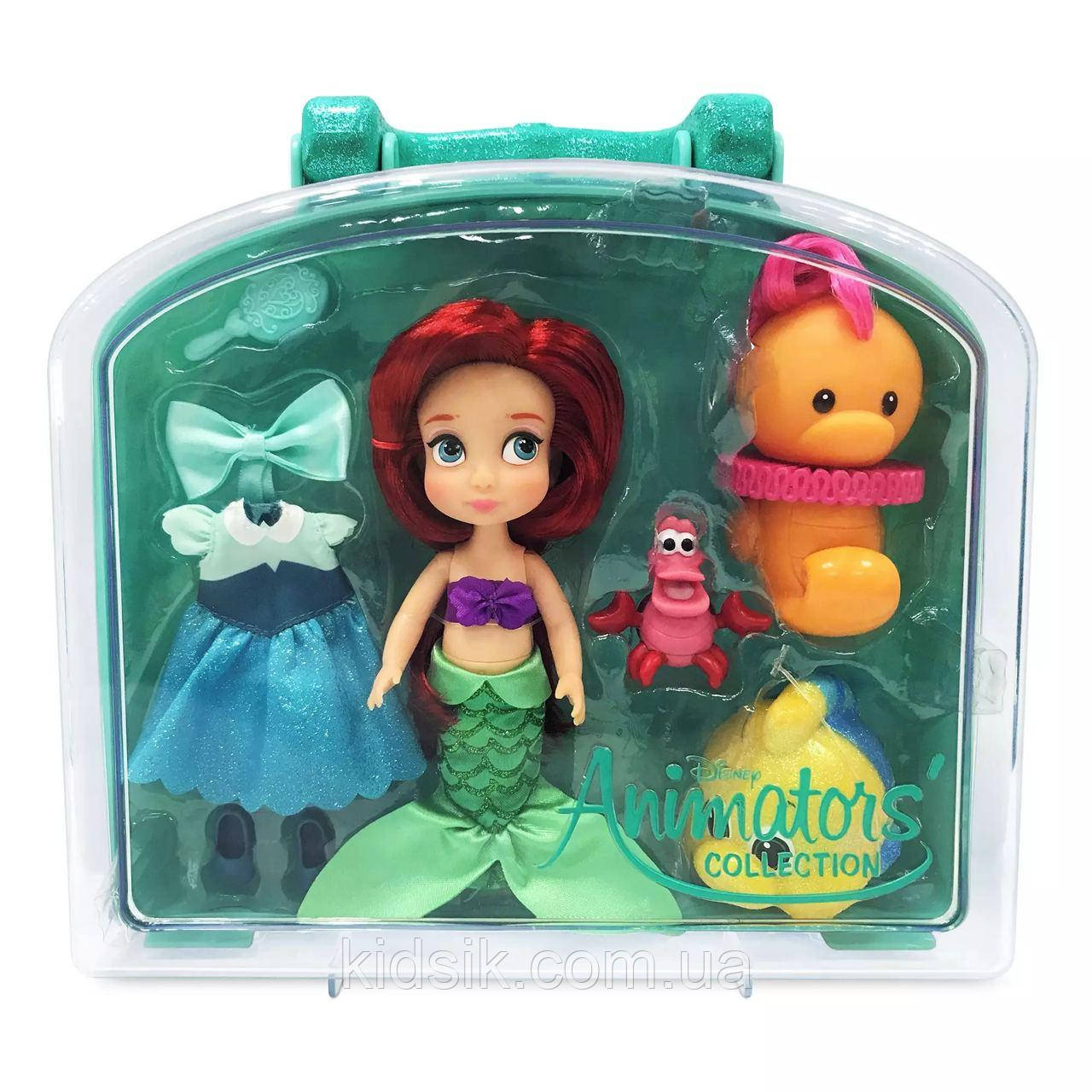 Лялька Дісней міні аніматор Русалочка Аріель Ariel Disney Animators' Collection Mini 2023, фото 1