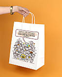 Друк на пакетах 500 шт - Крафт пакети з логотипом, фото 9