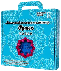 Килимок-аплікатор масажний "Ортек Лотос Пазли" 4 елементи