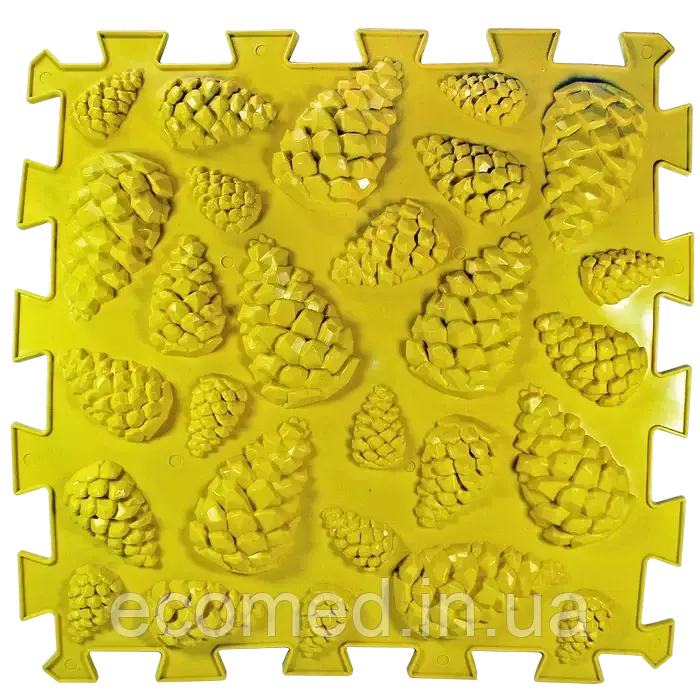 Килимок масажний "Пазли Мікс" Шишки 1 елемент, фото 1