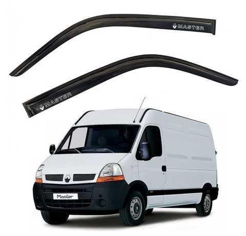 Дефлектори вікон Renault Master 1998-2010 (на скотчі (REN22)