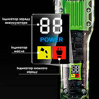 Машинка для стриження волосся Kemei KM-1926 2500 мА·год на акумуляторі 2 шт., фото 4