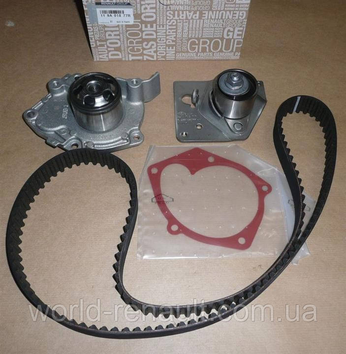 Renault (Original) 119A01877R — Комплект ремінію ГРМ + помпа на Рено Майстер II 1.9dci з 2001г.