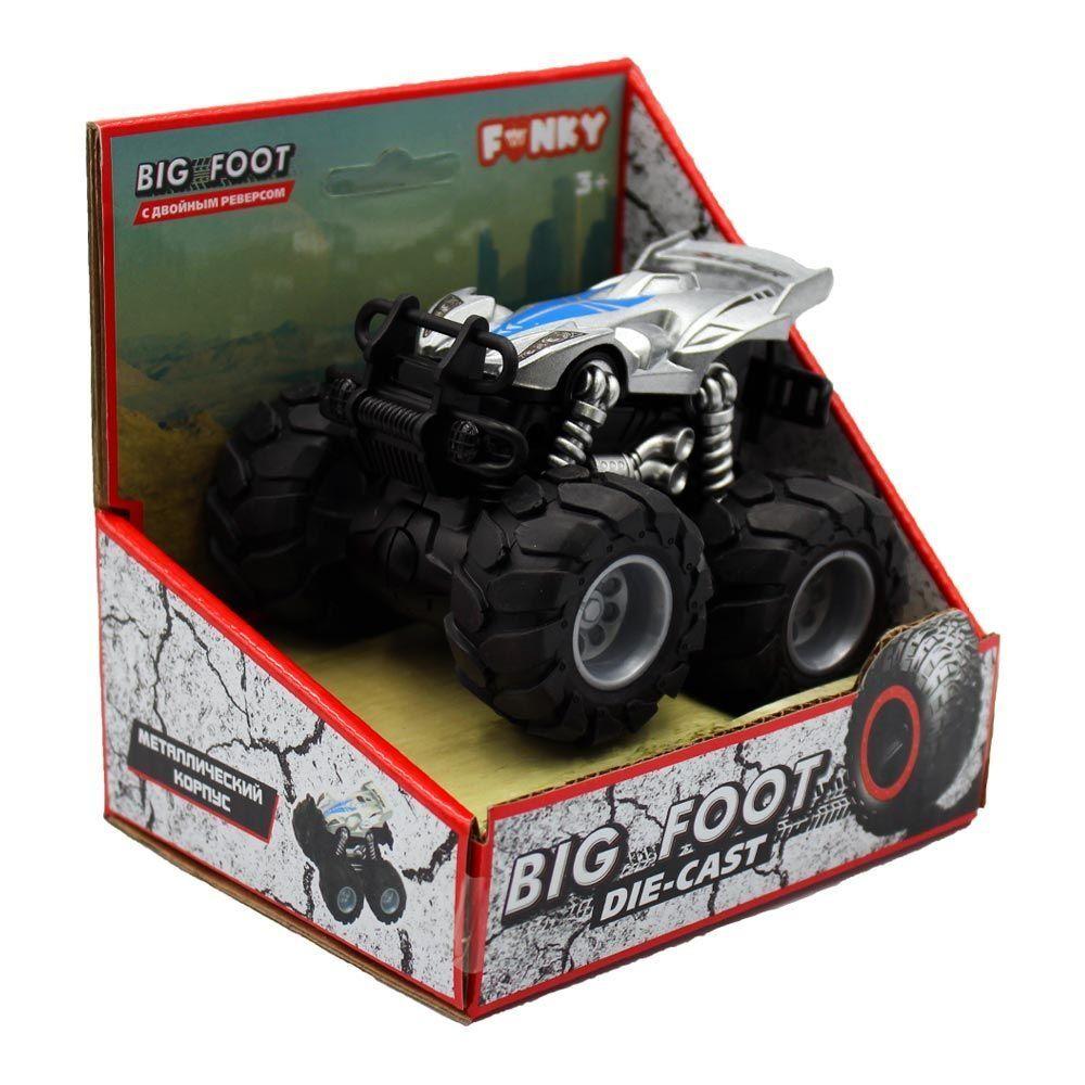 Позашляховик Funky Toys F1 з подвійною фрикцією 1:64 срібний (FT61033)