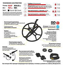 Котушка Nel Tornado 12x13 DD для Minelab E-Trac, Safari, Explorer, фото 2