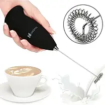 Капучинатор спінювач для молока, кави, вершків / ручний портативний пінозбивач 2117, фото 2