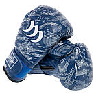 Рукавички для боксу та єдиноборств на липучці Matsa 7762 Blue-White 10 унції, фото 2