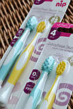 Набір дитячих зубних щіток NIP 2шт, фото 2