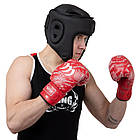 Рукавички для боксу та єдиноборств на липучці Matsa 7762 Red-White 8 унції, фото 7