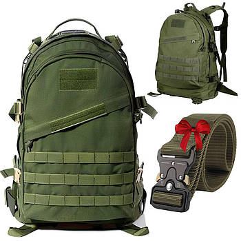 Штурмовий рюкзак US Army M11 на 40л + Подарунок Тактичний ремінь Tactical Belt