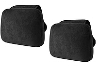 Автомобильные подушки подголовники с регулировкой Elegant Travel Maxi черные, 2 шт