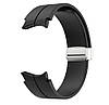 Ремінець Primolux Magnetic Silicone для годинника Samsung Galaxy Watch 4 / Watch 5 / Watch 5 Pro - Black&Silver S/M, фото 3