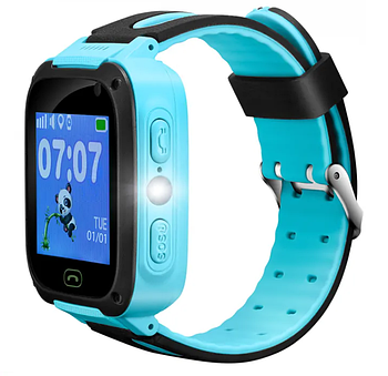 Дитячий розумний годинник Smart Baby Watch Q-528 з функціями GPS-трекера Блакитний (KG-7385)