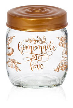 Банка скло "Herevin Decorated Jam Jar-Homemade With Love" 0,425л №171341-072(12)(24)