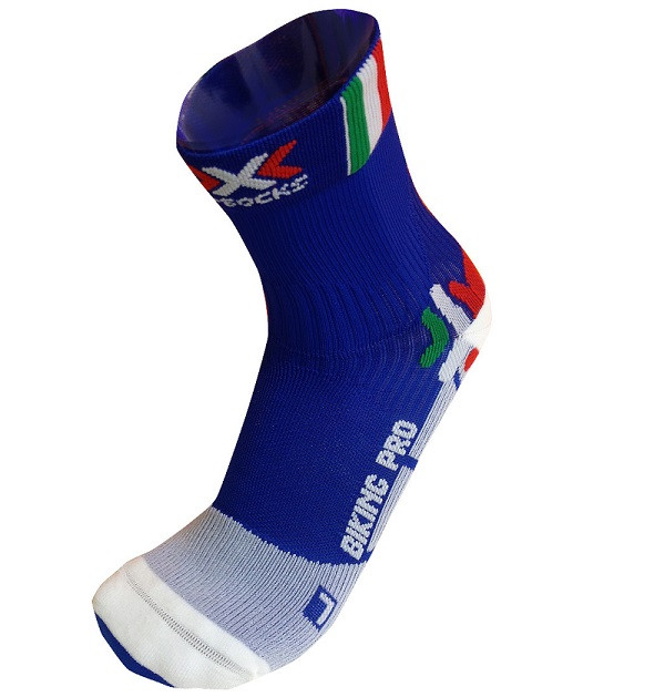 Шкарпетки X-SOCKS Biking Pro синій/білий р-р 35-38 X020457, фото 1