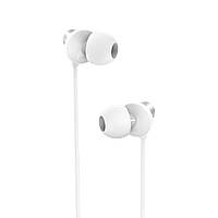 Проводные наушники BOROFONE BM35 Farsighted universal earphones with mic Silver