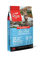 Сухой корм для котов всех пород и всех стадий жизни Orijen 6 FISH CAT&KITTEN 5,4 кг (o28154)