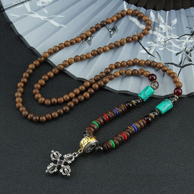 Тибетське намисто з Ваджрою, фото 1