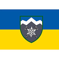 Флаг 10-я отдельная горно-штурмовая бригада «Эдельвейс» (10 ОГШБр) 135x95 см (flag-00180)