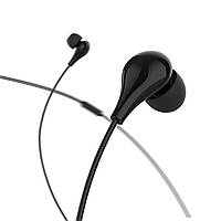 Проводные наушники BOROFONE BM24 Milo universal earphones with mic Black