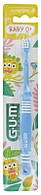 GUM Soft Baby Toothbrush 0+ Детская зубная щетка с 0 лет, голубая 1 шт.