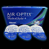 Контактные линзы Air Optix plus HydraGlyde R: 8.6 mm,D: 14.2 мм, 1 месяц, Силикон-гидрогель, Оптикс PWR: -2.25
