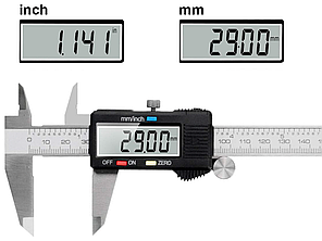 Штангенциркуль цифровий у футлярі 150мм Vorfal V07401, фото 3