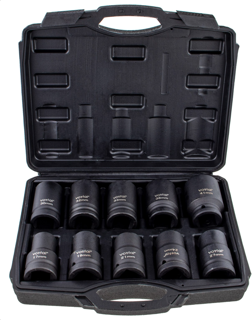 Набір ударних головок 1" 17-41 MM Vorfal V08112