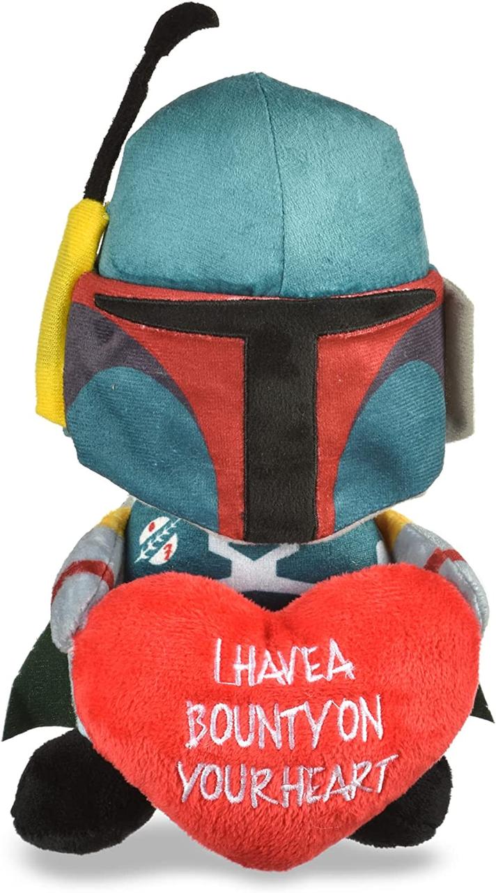 Bobafett Bounty Heart 6 Inch Зоряні війни, іграшки для собак, мандалорці, 2 шт., плюшеві пищалки| Колек